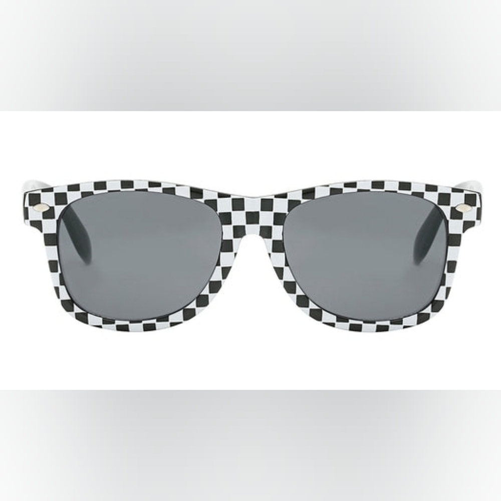 3 For $9 - Mason Retro Checkered Kids Sunglasses